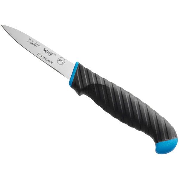 Schraf 3 1/4" Smooth Paring Knife w/ TPRgrip Handle – item 220VPARSM32B