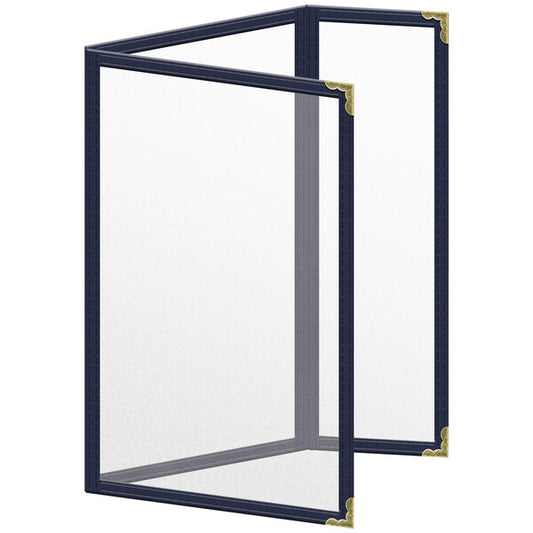 H. Menu Cover w/ Gold Decorative Corners and Matte Finish – item 759TDQ7AM55
