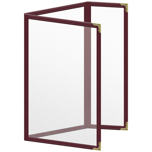 H. Menu Cover w/ Decorative Corners and Matte Finish – item 759TDQ8AM55