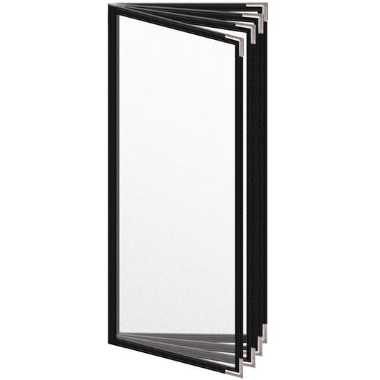 H. Menu Cover w/ Silver Smooth Corners and Matte Finish – item 759TDD4DM41