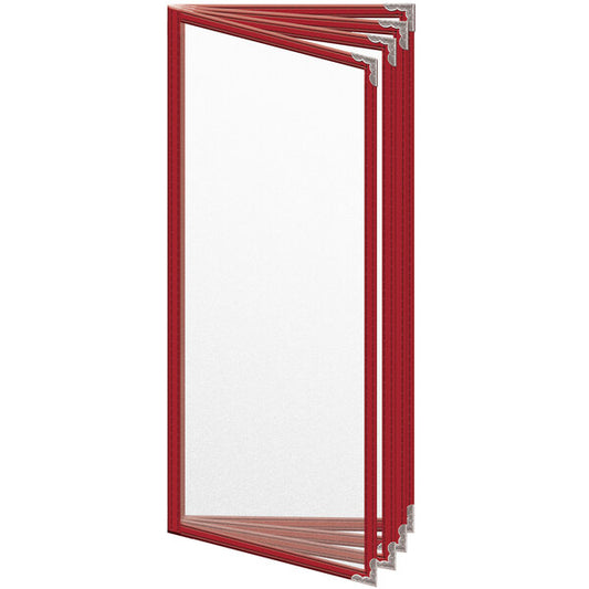H. Menu Cover w/ Silver Decorative Corners and Matte Finish – item 759TDD3BM41