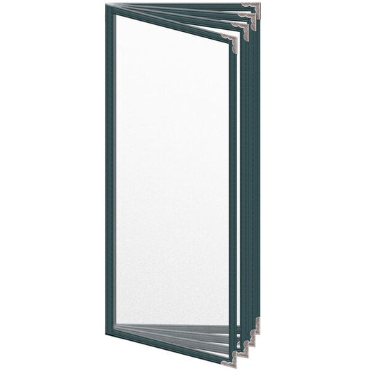 H. Menu Cover w/ Silver Decorative Corners and Matte Finish – item 759TDD6BM41