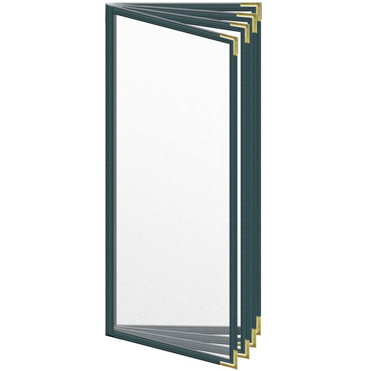 H. Menu Cover w/ Gold Smooth Corners and Matte Finish – item 759TDD6CM41