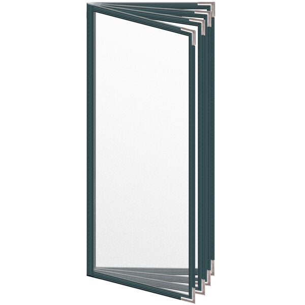 H. Menu Cover w/ Silver Smooth Corners and Matte Finish – item 759TDD6DM41