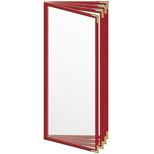 H. Menu Cover w/ Gold Smooth Corners and Matte Finish – item 759TDD3CM41
