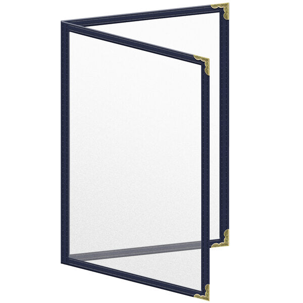 H. Menu Cover w/ Gold Decorative Corners and Matte Finish – item 759TED7AM55