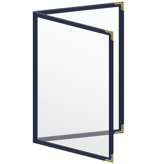 H. Menu Cover w/ Gold Decorative Corners and Matte Finish – item 759TED7AM55