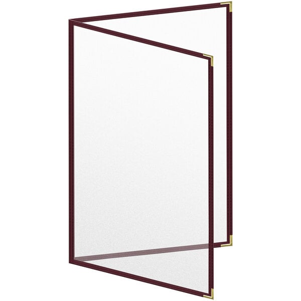H. Menu Cover w/ Smooth Corners and Matte Finish – item 759TED8CM17