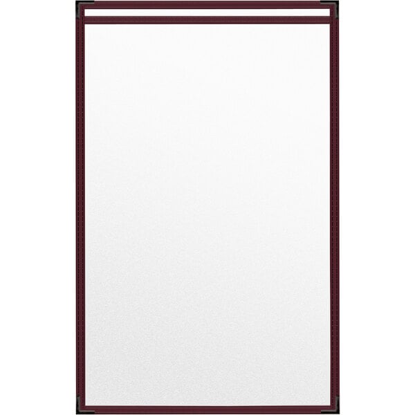 H. Risch, Menu Cover w/ Smooth Corners and Matte Finish – item 759TES8JM17