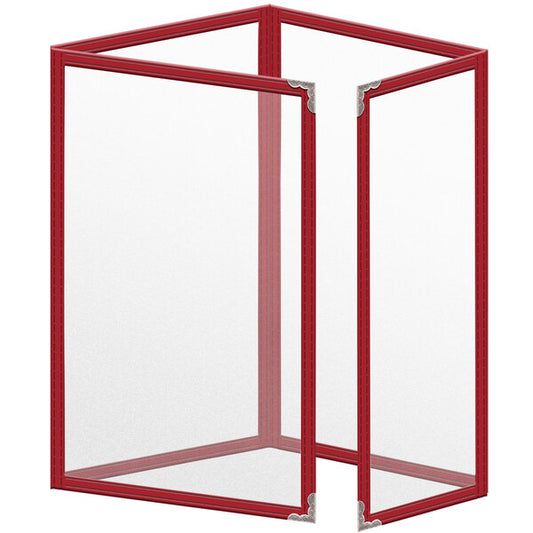 H. Menu Cover w/ Silver Decorative Corners and Matte Finish – item 759TTQ3BM55