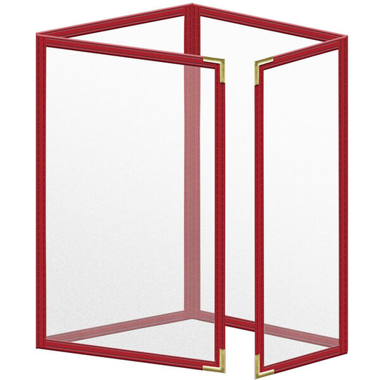 H. Menu Cover w/ Gold Smooth Corners and Matte Finish – item 759TTQ3CM55