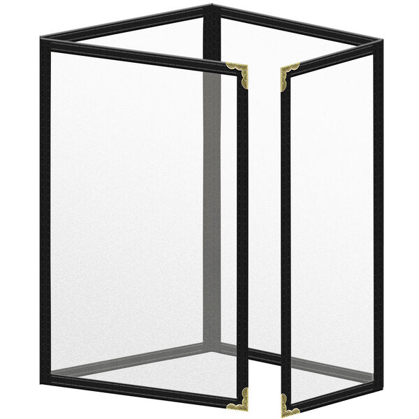 H. Menu Cover w/ Gold Decorative Corners and Matte Finish – item 759TTQ4AM55