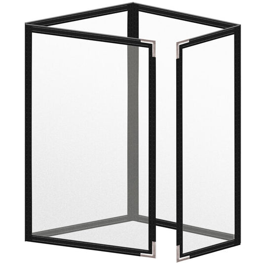 H. Menu Cover w/ Silver Smooth Corners and Matte Finish – item 759TTQ4DM55