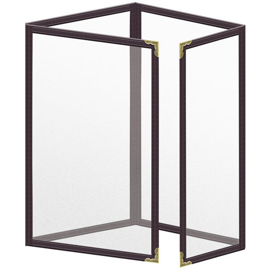 H. Menu Cover w/ Gold Decorative Corners and Matte Finish – item 759TTQ5AM55