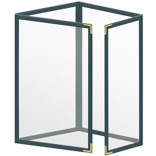 H. Menu Cover w/ Gold Smooth Corners and Matte Finish – item 759TTQ6CM55
