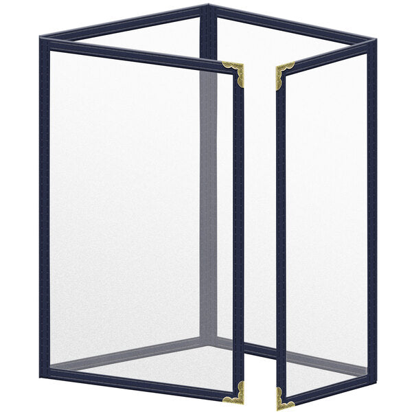 H. Menu Cover w/ Gold Decorative Corners and Matte Finish – item 759TTQ7AM55