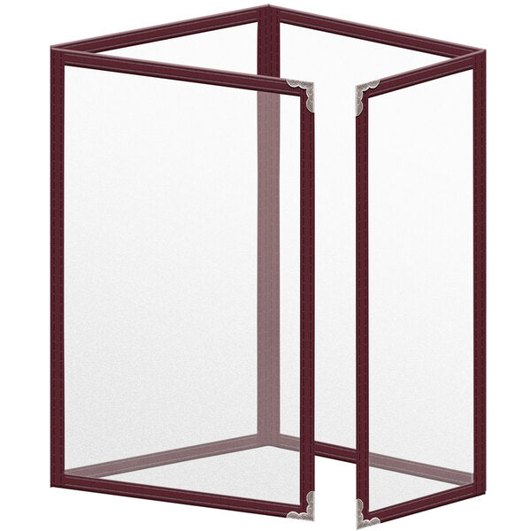 H. Menu Cover w/ Decorative Corners and Matte Finish – item 759TTQ8BM55