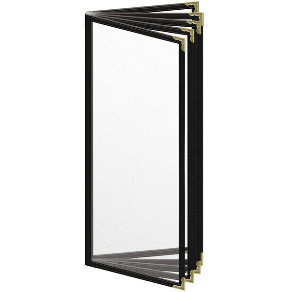 H. Menu Cover w/ Gold Decorative Corners and Matte Finish – item 759TEN4AM41