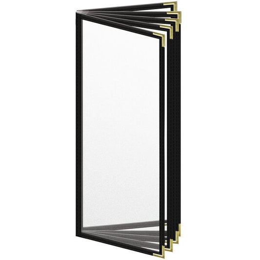 H. Menu Cover w/ Gold Smooth Corners and Matte Finish – item 759TEN4CM41