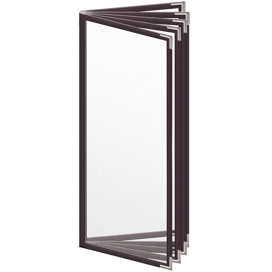 H. Menu Cover w/ Silver Smooth Corners and Matte Finish – item 759TEN5DM41