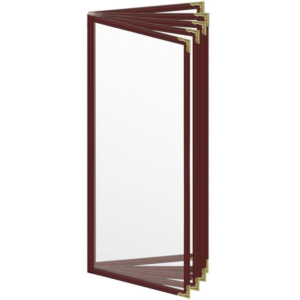 H. Menu Cover w/ Decorative Corners and Matte Finish – item 759TEN8AM41