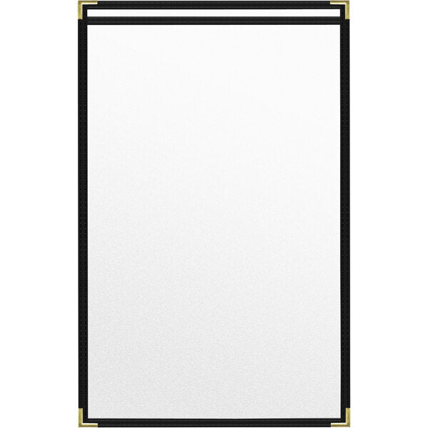 H. Menu Cover w/ Gold Smooth Corners and Matte Finish – item 759TES4CM17