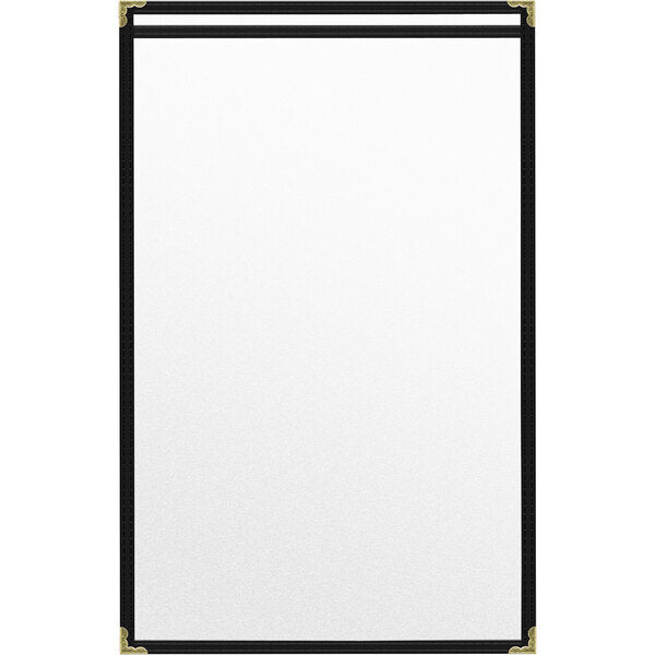 H. Menu Cover w/ Gold Decorative Corners and Matte Finish – item 759TES4AM17