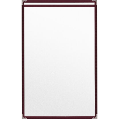 H. Menu Cover w/ Decorative Corners and Matte Finish – item 759TES8BM17