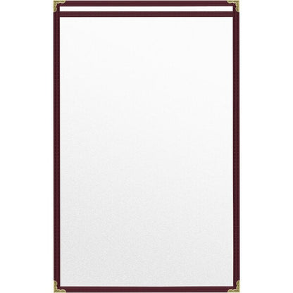 H. Menu Cover w/ Decorative Corners and Matte Finish – item 759TES8AM17