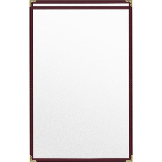 H. Menu Cover w/ Decorative Corners and Matte Finish – item 759TES8AM17