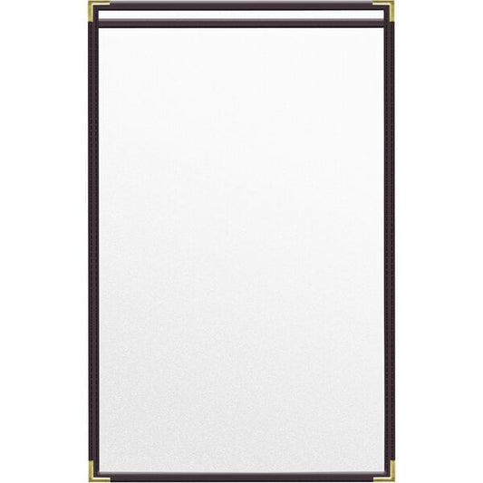 H. Menu Cover w/ Gold Smooth Corners and Matte Finish – item 759TES5CM17