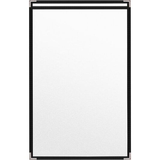 H. Menu Cover w/ Silver Smooth Corners and Matte Finish – item 759TES4DM17