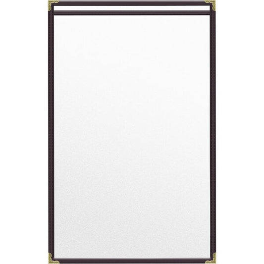 H. Menu Cover w/ Gold Decorative Corners and Matte Finish – item 759TES5AM17