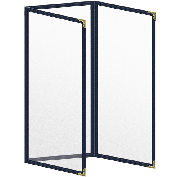 H. Menu Cover w/ Gold Decorative Corners and Matte Finish – item 759TET7AM41