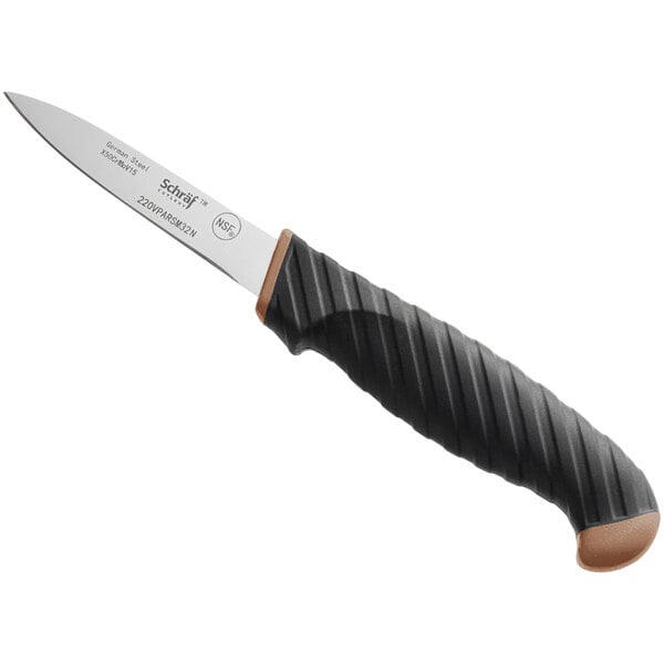 Schraf 3 1/4" Smooth Paring Knife w/ TPRgrip Handle – item 220VPARSM32N