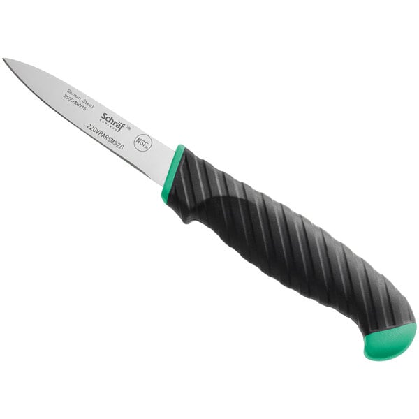 Schraf 3 1/4" Smooth Paring Knife w/ TPRgrip Handle – item 220VPARSM32G
