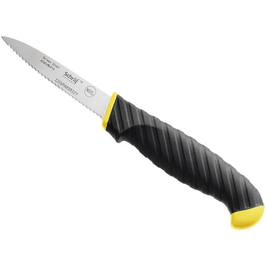 Schraf 3 1/4" Paring Knife w/ Yellow TPRgrip Handle – item 220VPARSR32Y