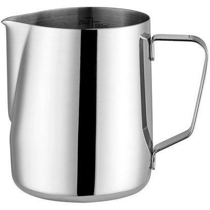 Estella Caffe 20 oz. Frothing Pitcher w/ Measuring Lines – item 236FROTHP20