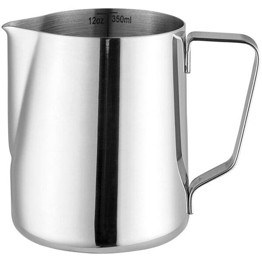 Acopa 12 oz. Stainless Frothing Pitcher w/ Measuring Lines – item 553TFROPS12