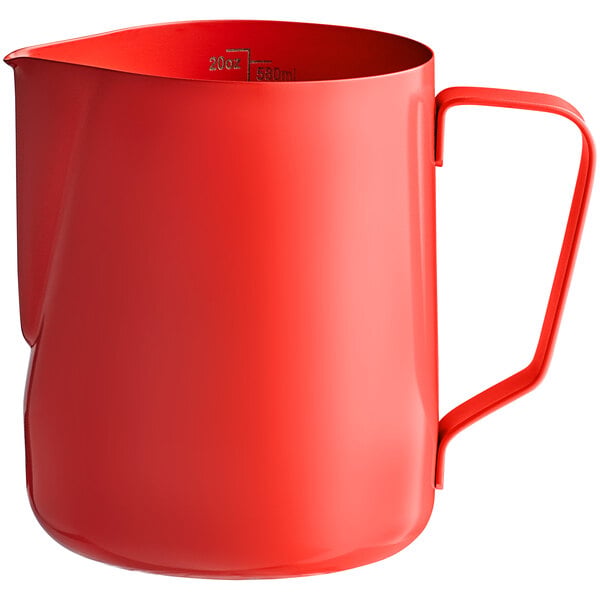 Acopa 20 oz. Frothing Pitcher w/ Measuring Lines – item 553TFROPR20
