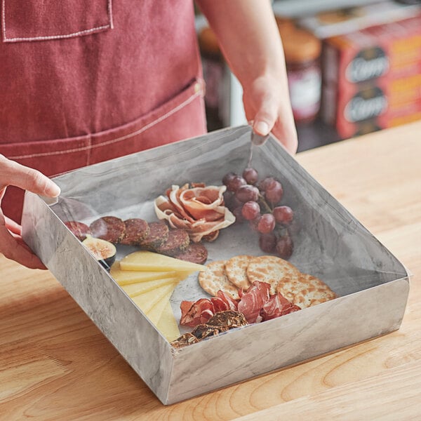 75Case2 ColorsEnjay Marble Laminated Box w/ Cutting Board – item 129BMT1010M