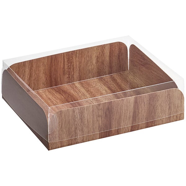 100Case2 ColorsEnjay Wood Laminated Box w/ Cutting Board – item 129BMT68WC image 2