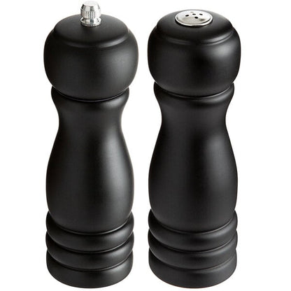 Acopa 6" Matte Wooden Salt & Pepper Mill – item 407SP612