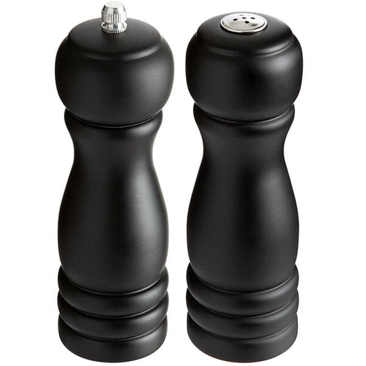 Acopa 6" Matte Wooden Salt & Pepper Mill – item 407SP612