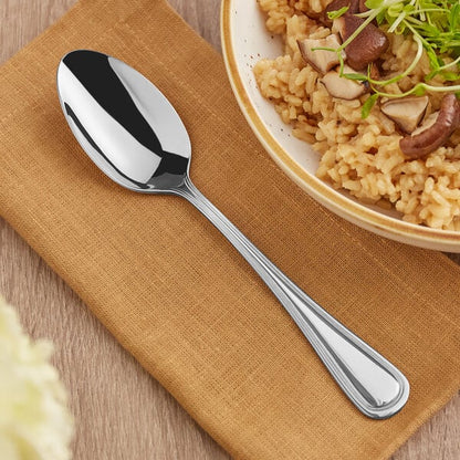 Acopa Edgeworth 7 3/4" X-Heavy Tablespoon / Serving Spoon – item 267750810 image 2