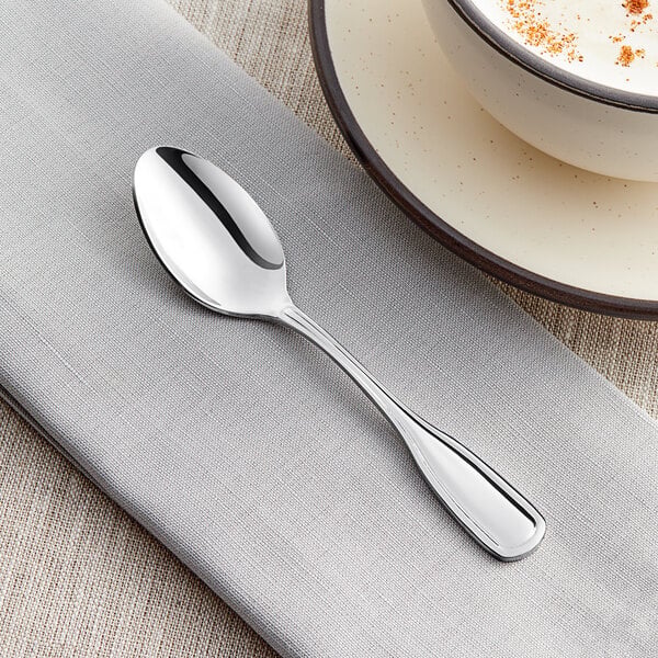 Acopa Scottdale 4 7/16" X-Heavy Demitasse Spoon – item 267350800 image 2