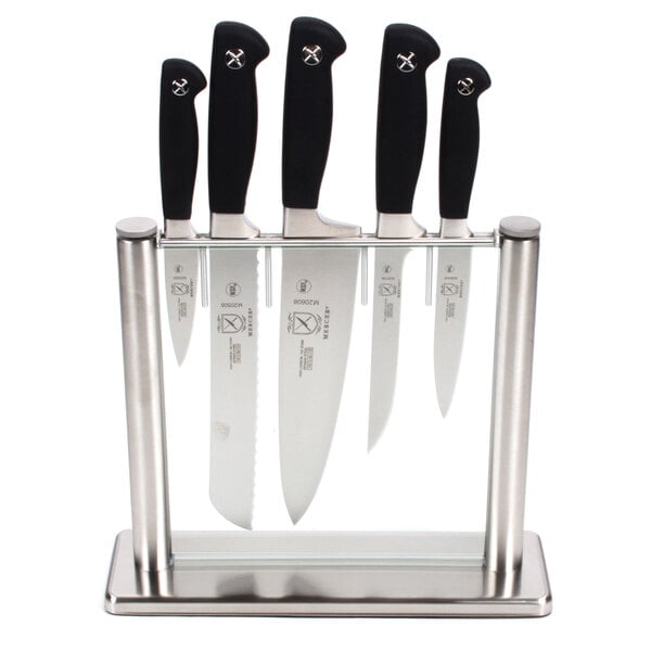 Mercer Culinary M20000 Genesis 6 Piece Knife Block Set – item 470M20000