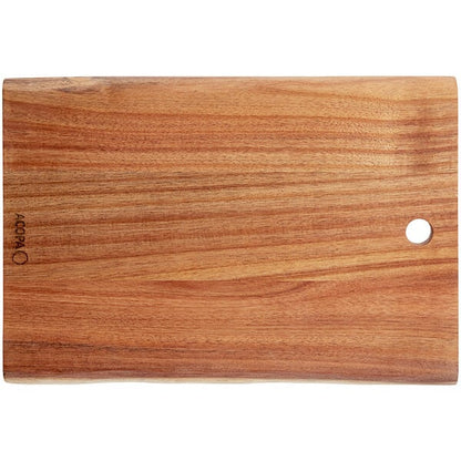 Acopa 14" x 9 1/2" Live Edge Acacia Wood Serving Board – item 303LVE149 image 2
