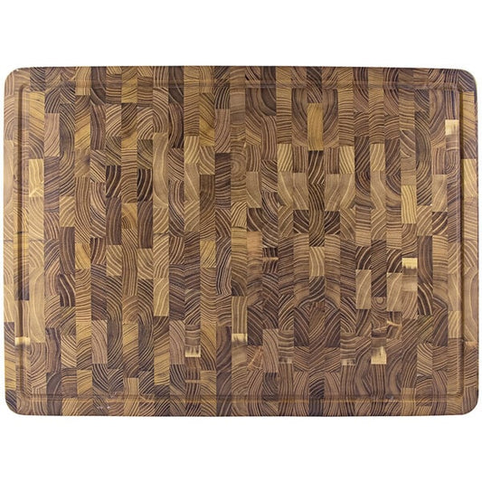 Pinnacolo Teak End Grain Chef Select Cutting Board 18" x 24" – item 856PPO641