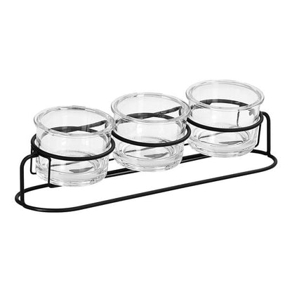Cal-Mil 19" x 5/12" Black Condiment Display – item 211226023213